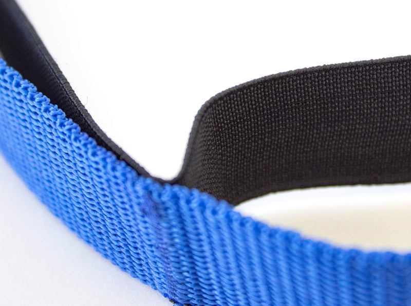 RangeMaster Stretch Strap, Multi-loop Strap with Exercise Guide for Physical Therapy, Yoga, Flexibility (Blue) - Image 2